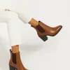 Dune London PROMISING - TAN-Women Western Cowboy Boots | Chelsea Boots