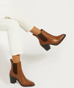 Dune London PROMISING - TAN-Women Western Cowboy Boots | Chelsea Boots