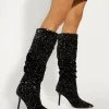 Dune London SENSATIONAL - BLACK-Women Black Boots