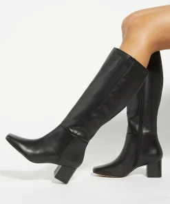 Dune London SIGNATURE - BLACK-Women Winter Boots | Knee High Boots