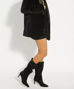Dune London SLOUCH - BLACK-Women Knee High Boots