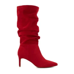 Dune London SLOUCH - RED-Women Knee High Boots