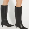 Dune London SMOOTH - BLACK-Women Black Boots