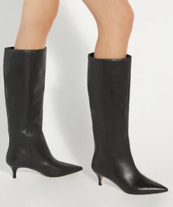 Dune London SMOOTH - BLACK-Women Black Boots
