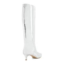 Dune London SMOOTH - SILVER-Women Knee High Boots