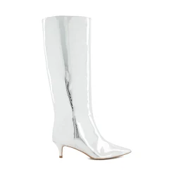 Dune London SMOOTH - SILVER-Women Knee High Boots