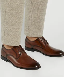 Dune London SOUTHWARK - DARK TAN-Men Smart Shoes