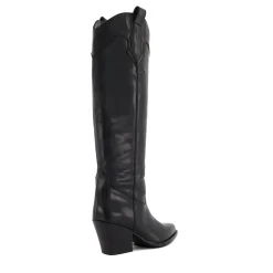 Dune London TENNESSEE - BLACK-Women Western Cowboy Boots | Knee High Boots