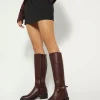 Dune London TIA - BURGUNDY-Women Winter Boots | Knee High Boots