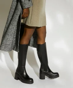 Dune London TIME - BLACK-Women Knee High Boots