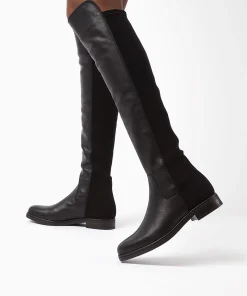 Dune London TROPIC - BLACK-Women Over the Knee Boots